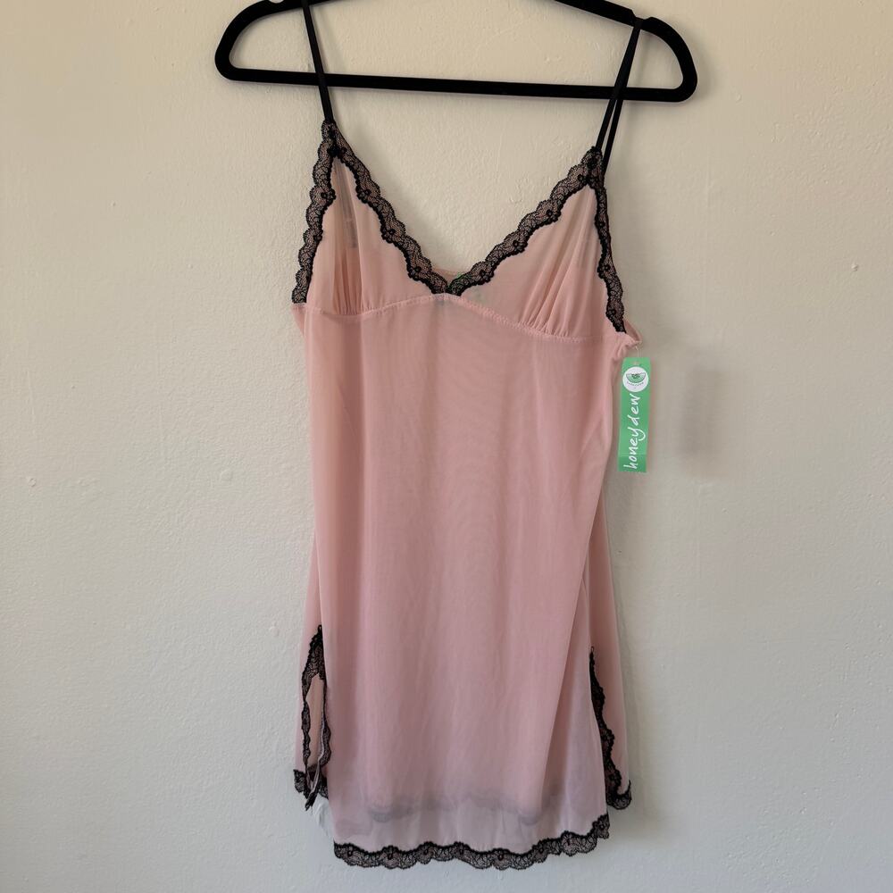 NWT Honeydew Pink lace lingerie nightgown